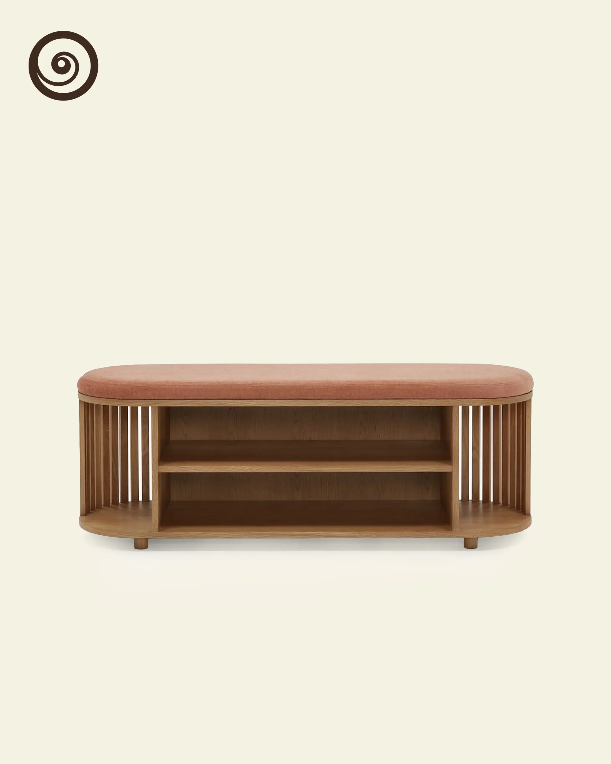 The Aura Slatted Storage Bench - Image 2