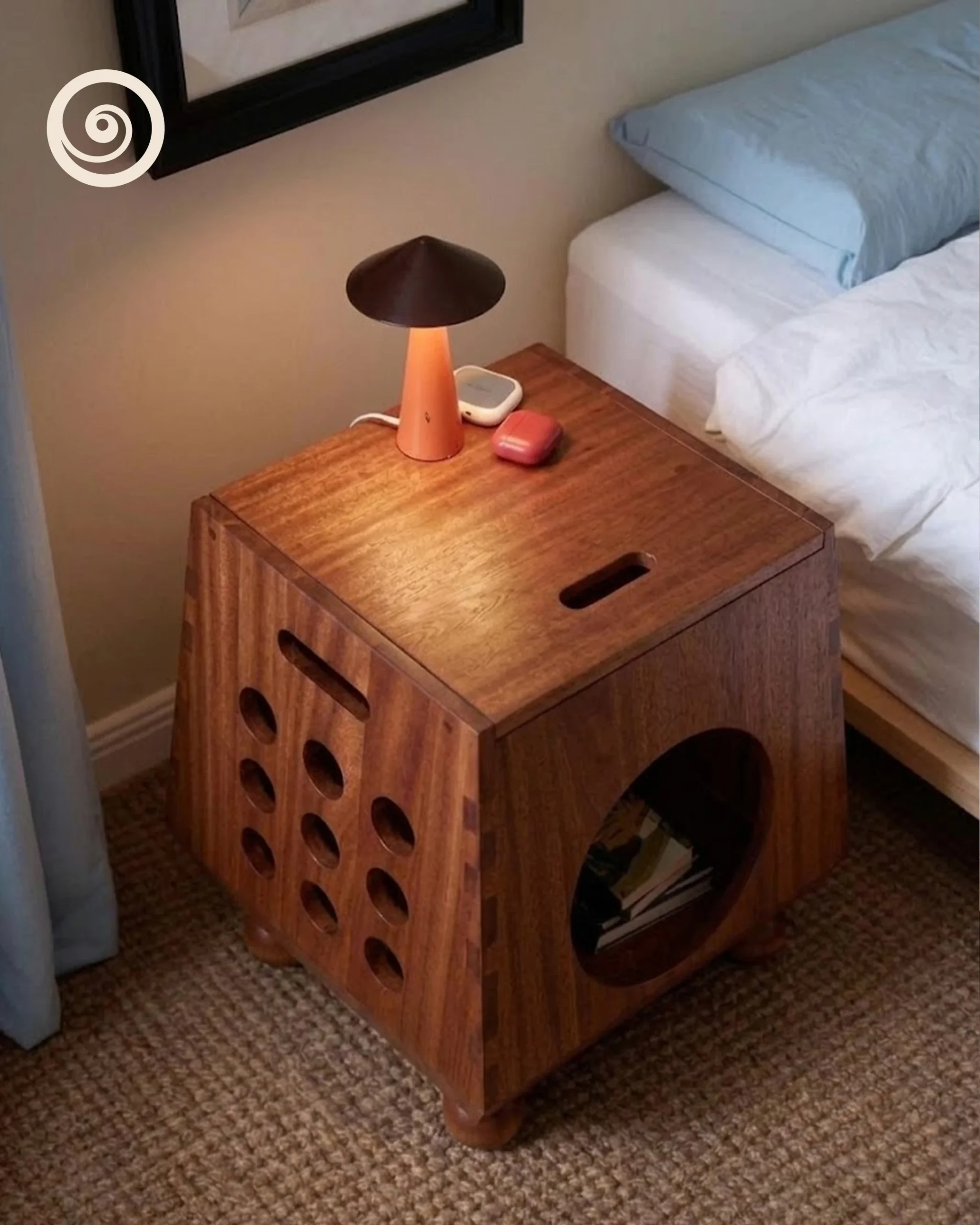 Modern Geometric Cat Stool - Image 3