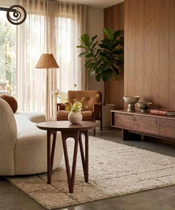 Mid-Century Modern Teak Side Table