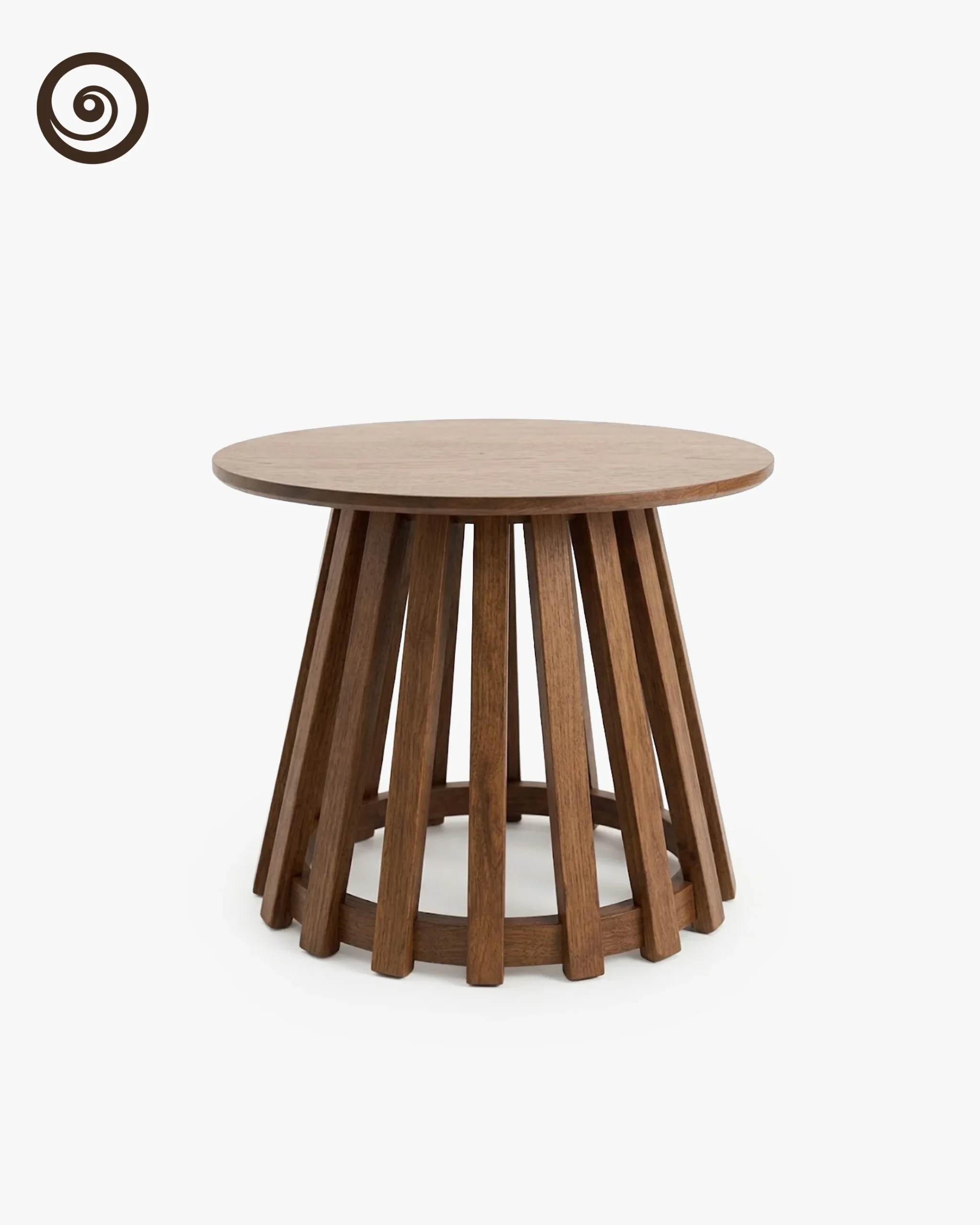 Aurelia Fluted-Base Round Accent Table - Image 3