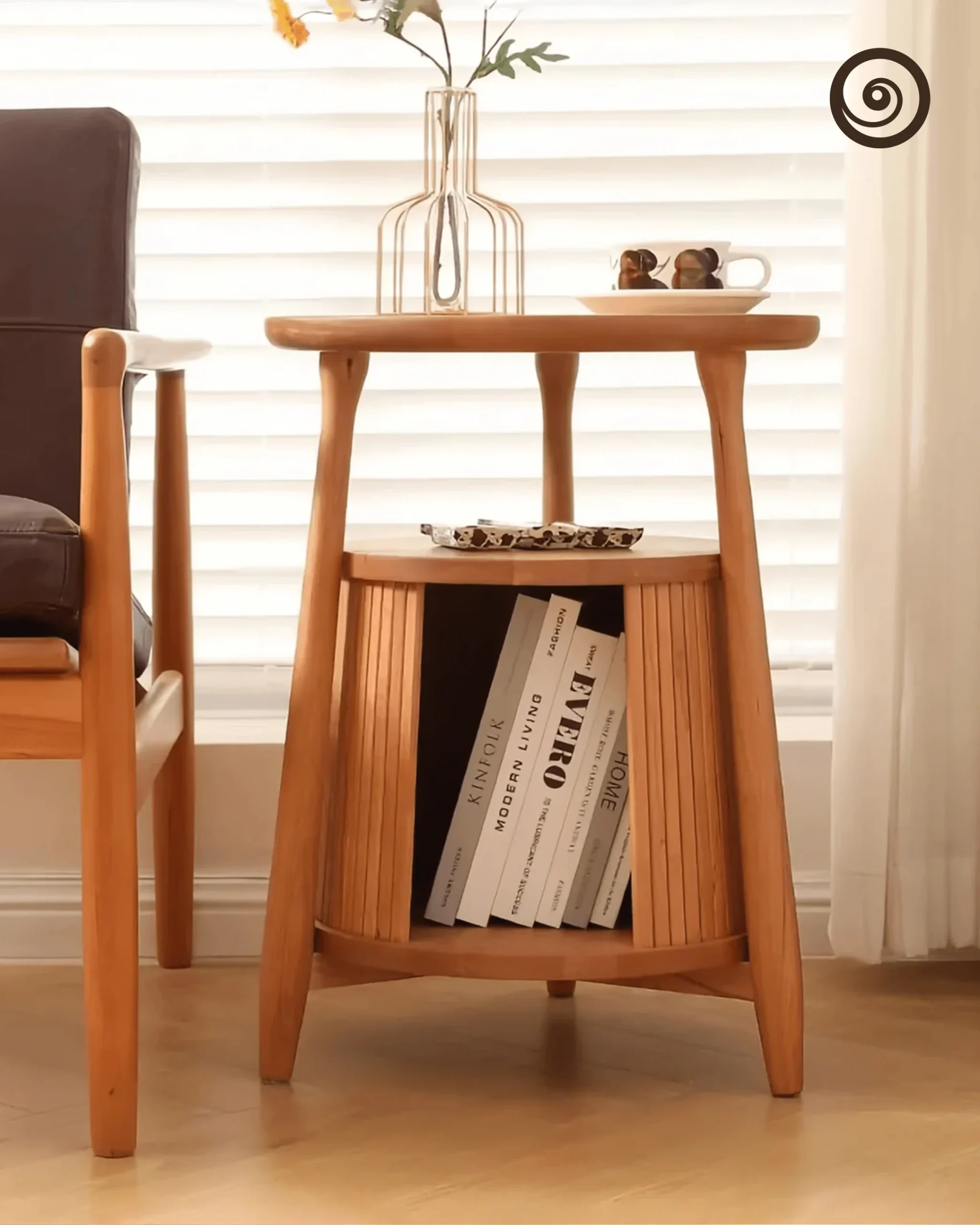 Oakly Haven Cat Bed, Book Stroge And Side Table - Image 3