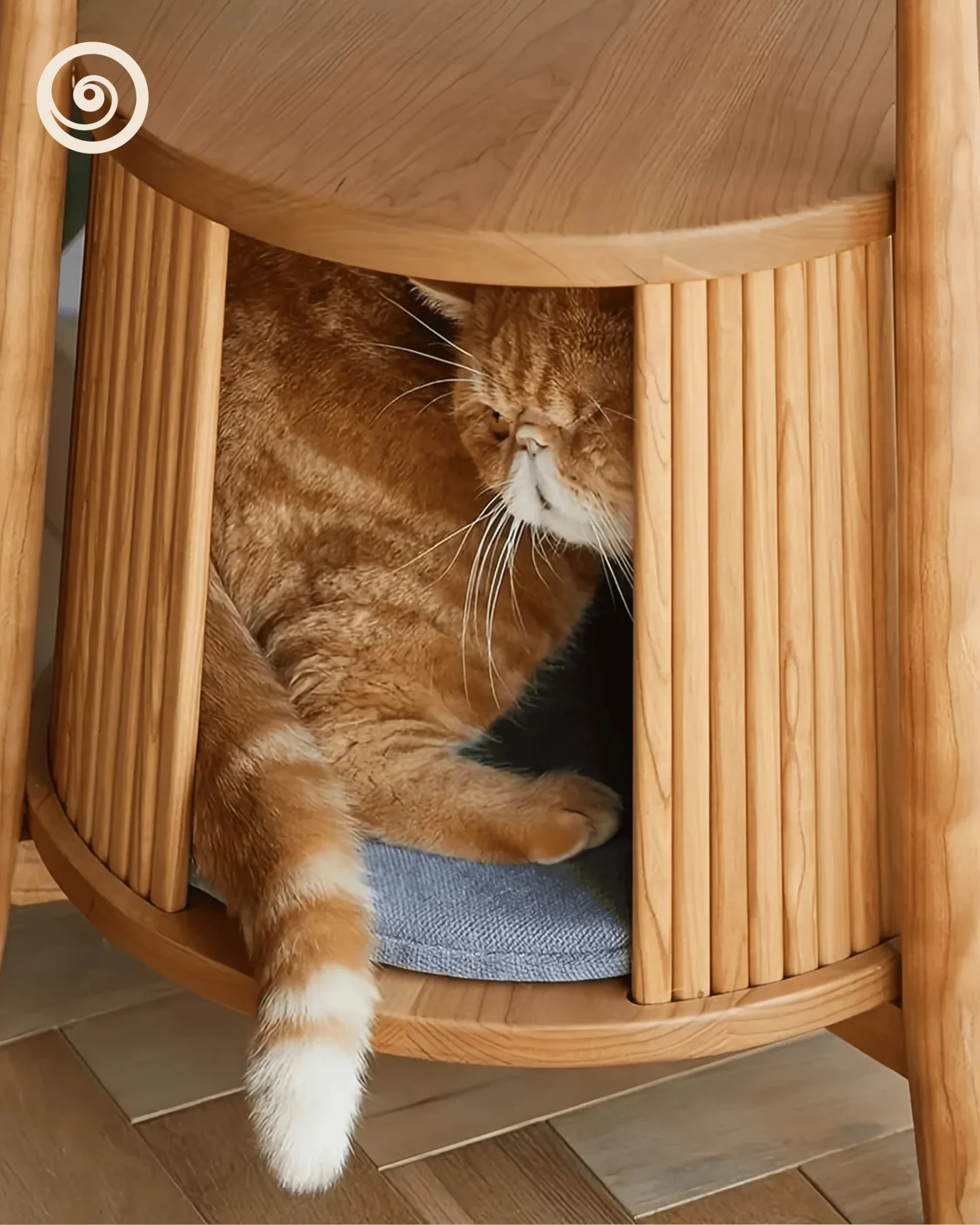Oakly Haven Cat Bed, Book Stroge And Side Table - Image 2